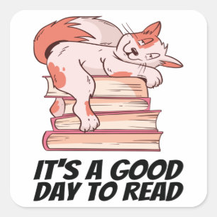 本 – It's Good Day To 読 A スクエアシール