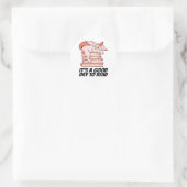 本 – It's Good Day To 読 A  ラウンドシール (バッグ)