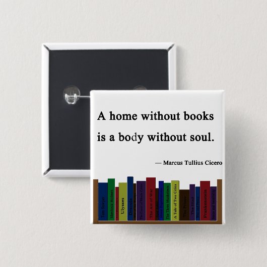 本Pinのない家 缶バッジ (正面&裏面)