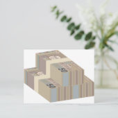 札を偽造する ポストカード (スタンド正面)