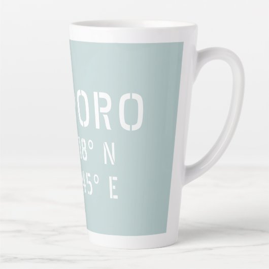 札幌の緯度と経度の座標 カフェラテマグ (右)