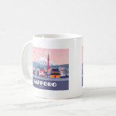 札幌日本北海道シティスケープPATTEL コーヒーマグカップ (正面左)