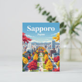 札幌,日本 ポストカード (スタンド正面)