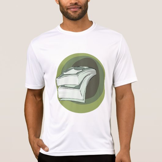 札束 グリーン ダラー Tシャツ (正面)