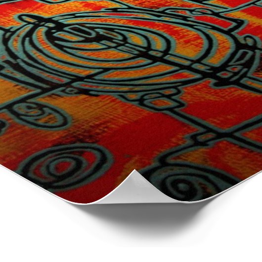 朱代6 ポスター (角)