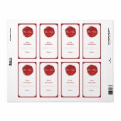 朱印ワインラベル ラベル (フルシート)