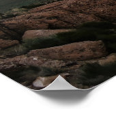 朱色の崖 ポスター (角)