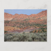 朱色の崖 ポストカード (正面)