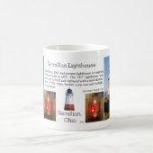 朱色の灯台マグ コーヒーマグカップ (中央)