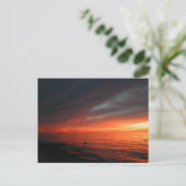 朱色サンセット062907 ポストカード (スタンド正面)