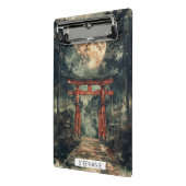 朱雀の寺院門 水彩インク (3) ミニクリップボード (アングル2)