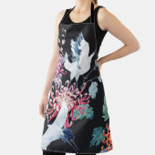 朱鶴菊の水彩模様 エプロン (インサイチュ)