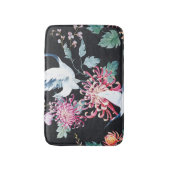 朱鶴菊の水彩模様 バスマット (正面縦)