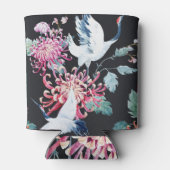 朱鶴菊の水彩模様 缶クーラー (裏面)