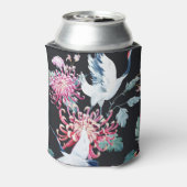 朱鶴菊の水彩模様 缶クーラー (缶裏面)