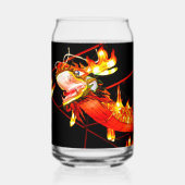朱龍 ガラス缶 (正面)