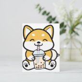 朴葉（ぼば）、コルギ・ボバ、朴葉（ぼば）、柴（しば）、コルギ（こるぎ） 招待状 (スタンド正面)