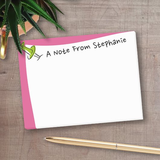 机からのかわいいプッシュピン名前をカスタムする ポストイット