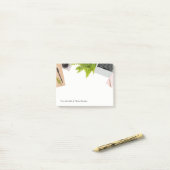 机からのオフィス ポストイット (デスク上)