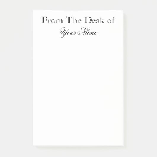 机からの ポストイット (正面)