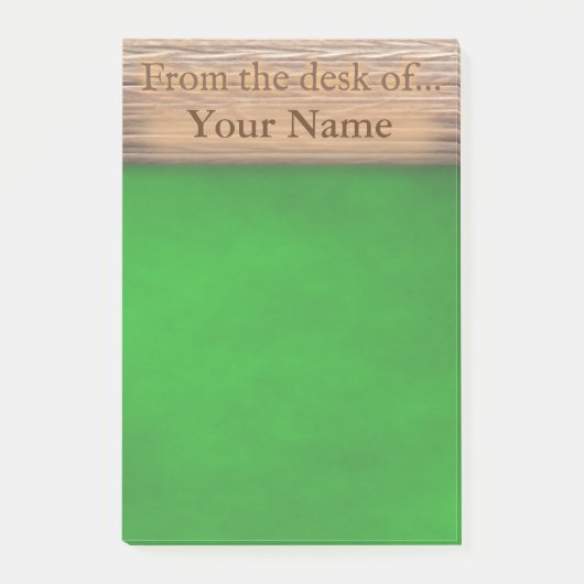 机からの ポストイット (正面)