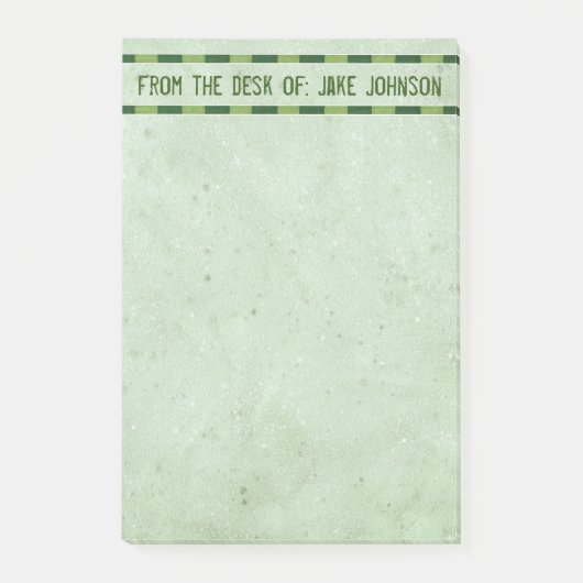 机からの: ポストイット (正面)