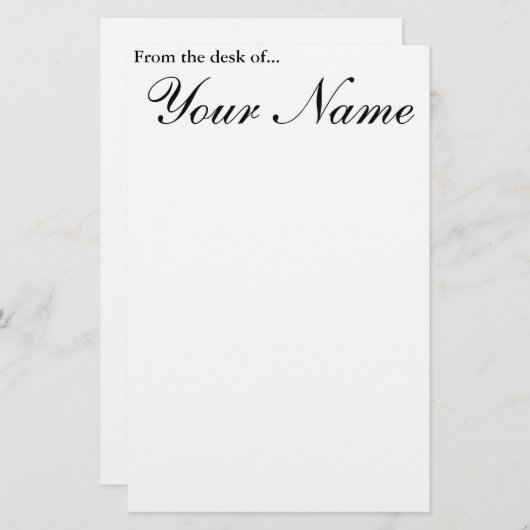 机からの… 便箋 (正面/裏面)