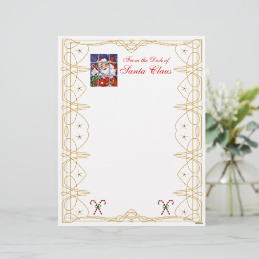 机からクリスマスのレターヘッドカスタマイズ (スタンド正面)