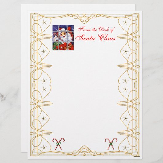 机からクリスマスのレターヘッドカスタマイズ (正面/裏面)