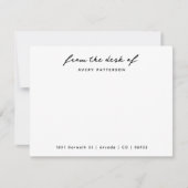 机からプロフェッショナル文房具 ノートカード (正面)