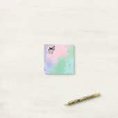 机から出して –  ポストイット (デスク上)