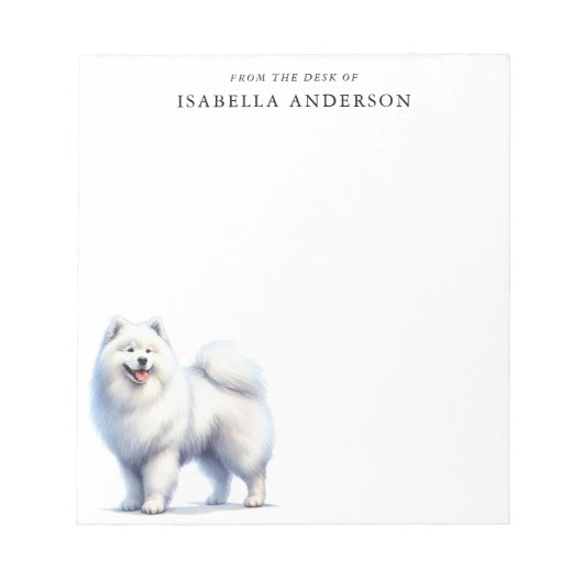 机から採取した水彩画 ノートパッド (正面)