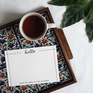 机から黒い線が来る ノートカード