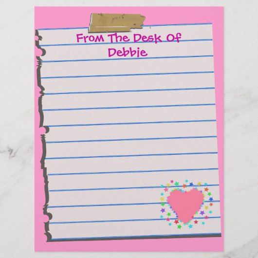 机から…おもしろいレターヘッド文房具 (正面)