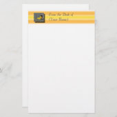 -机から…の静止したボルティモア・オリオールズ… 便箋 (正面/裏面)