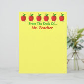 机から…りんごカスタム文房具 (スタンド正面)