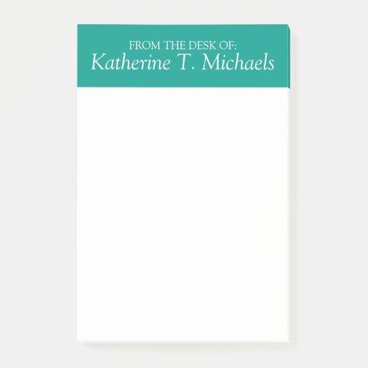 机から ポストイット (正面)