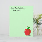 机から…リンゴ文房具 (スタンド正面)