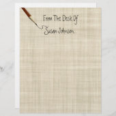 机から…レターヘッド文房具 (正面/裏面)