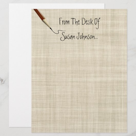 机から…レターヘッド文房具 (正面/裏面)