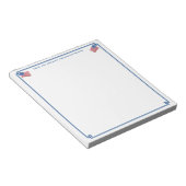 机から |全頭が切れる米パーソナライズされた ノートパッド (アングル)