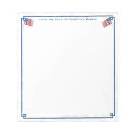 机から |全頭が切れる米パーソナライズされた ノートパッド