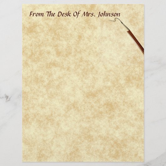 机から？羊皮紙 (正面)