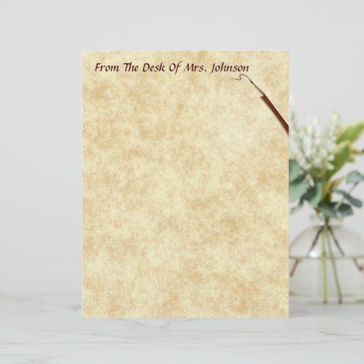 机から？羊皮紙 (スタンド正面)