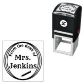 「机から」自己インクパーソナライズされたスタンプ セルフインキングスタンプ (インサイチュ)