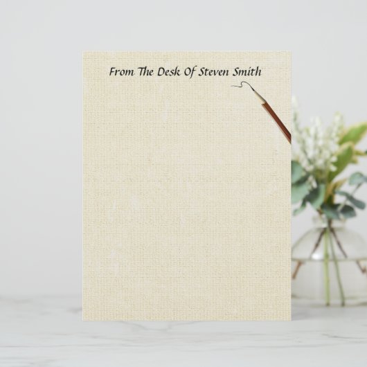 机から…鉛筆文房具を持つ (スタンド正面)