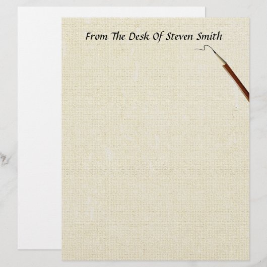 机から…鉛筆文房具を持つ (正面/裏面)