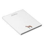 机から |馬エレガント馬馬名 ノートパッド (アングル)
