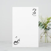 机のドラゴン 便箋 (スタンド正面)