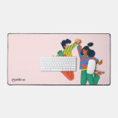 机のマットをハドルアップ デスクマット (キーボード&マウス)